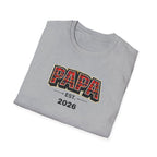 Papa Est. 2026 T-Shirt — New Dad Gift Tee