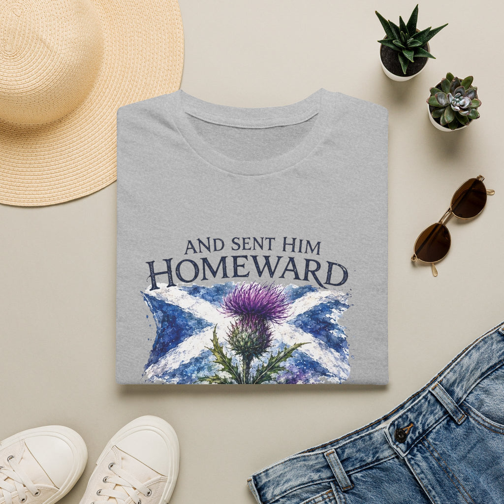 And Sent Him Homeward Scotland Flag Tee