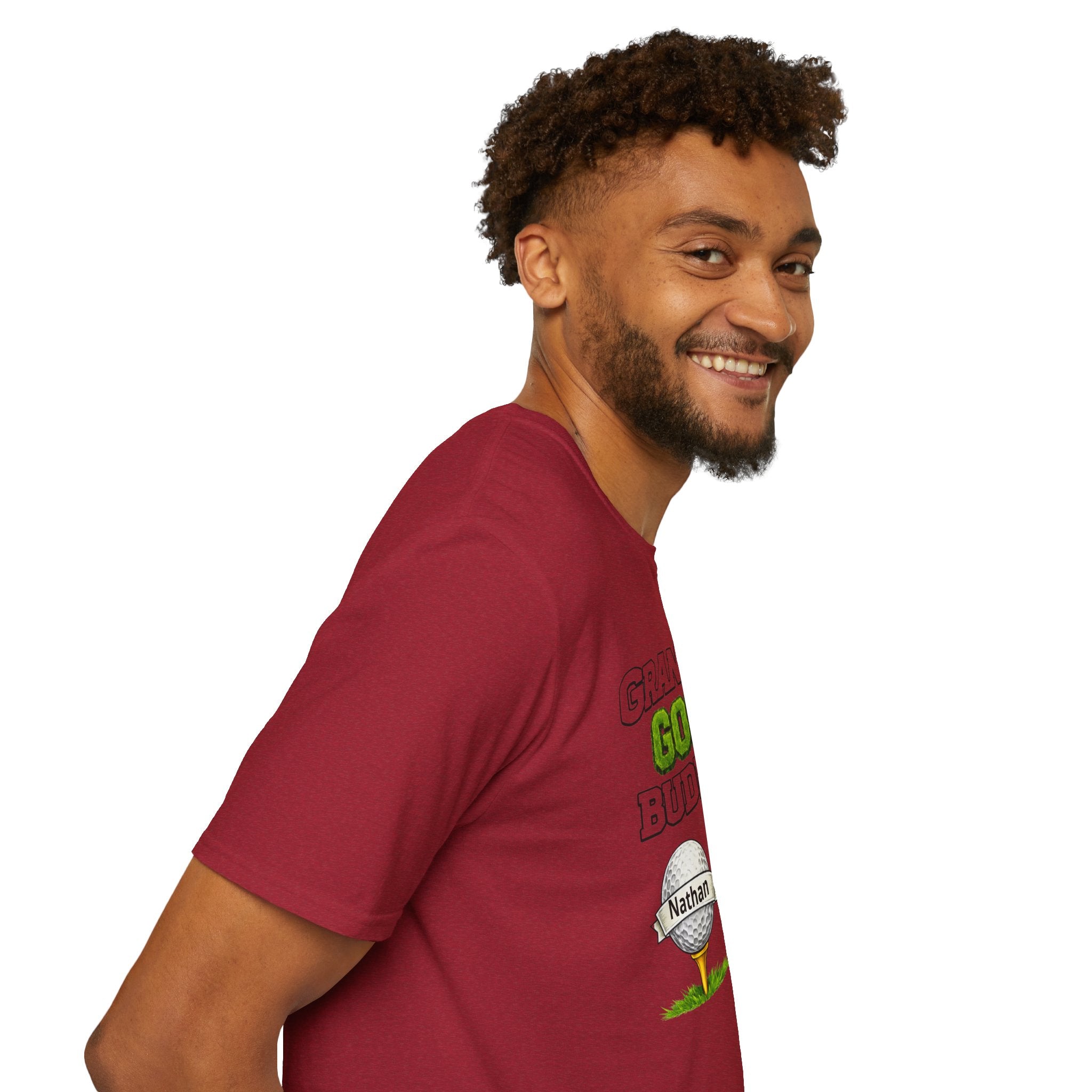 Granddad's Golf Buddies T-Shirt — Personalized Golf Tee with Names