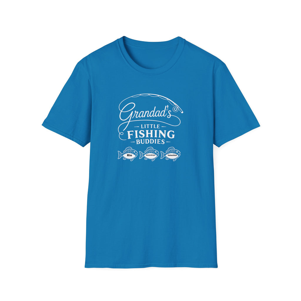 Granddad’s Little Fishing Buddies T-Shirt — Father/Grandparent Fishing Gift
