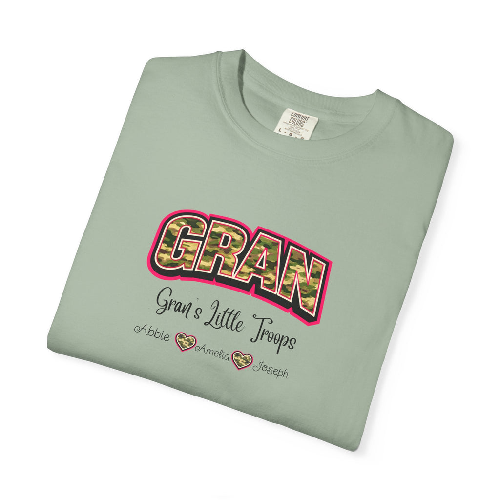 Gran Grandma T-Shirt — "Gran: Good a Little Trouble" Vintage Floral Tee