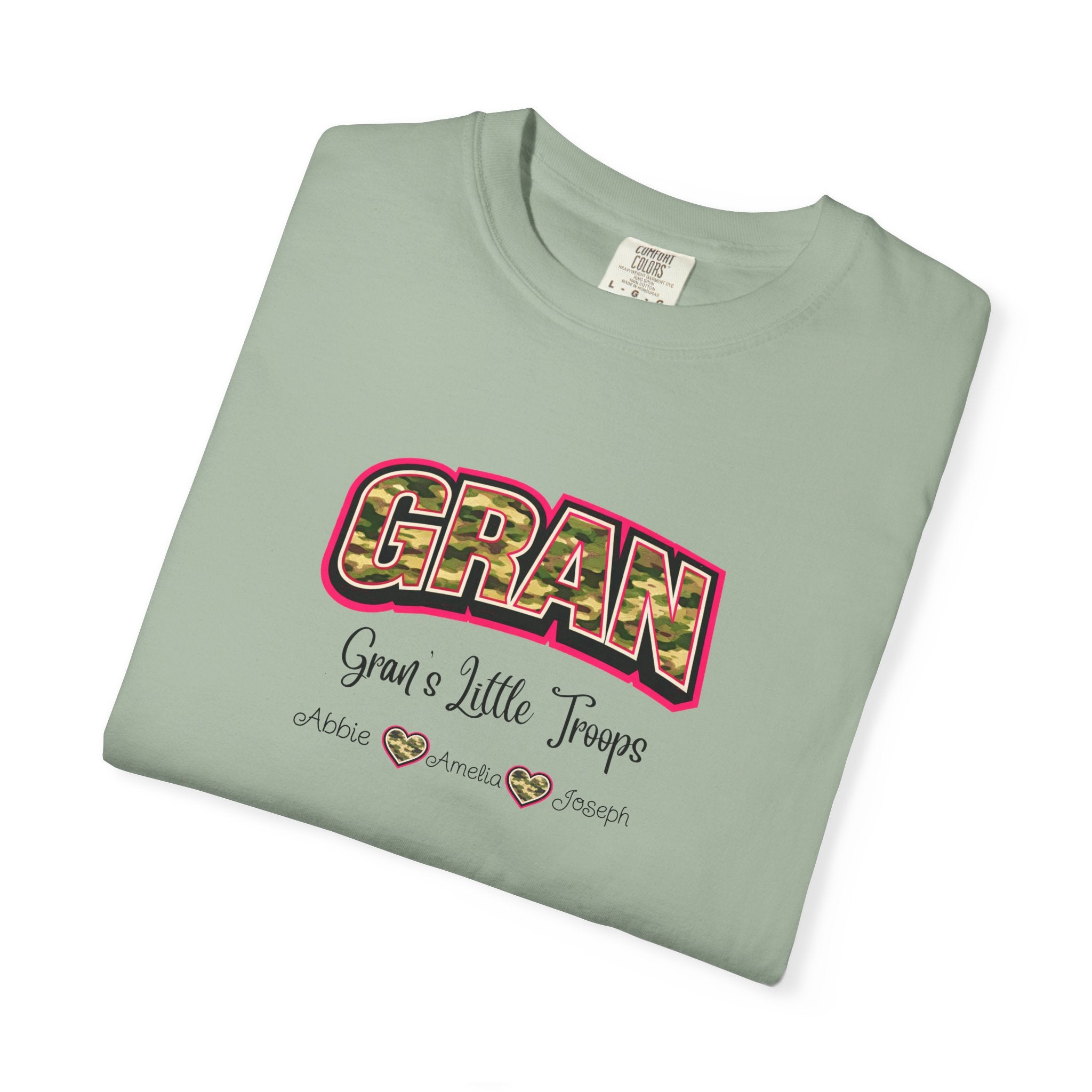 Gran Grandma T-Shirt — "Gran: Good a Little Trouble" Vintage Floral Tee