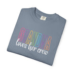 Grandma Pastel Rainbow T-Shirt — 'GRANDMA' Retro Lettering Tee