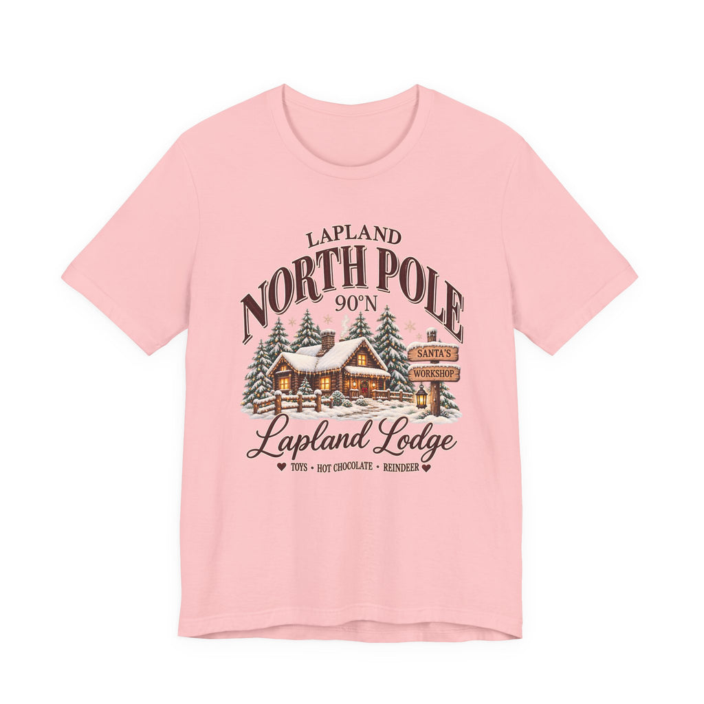 Lapland North Pole Lodge Christmas T-Shirt