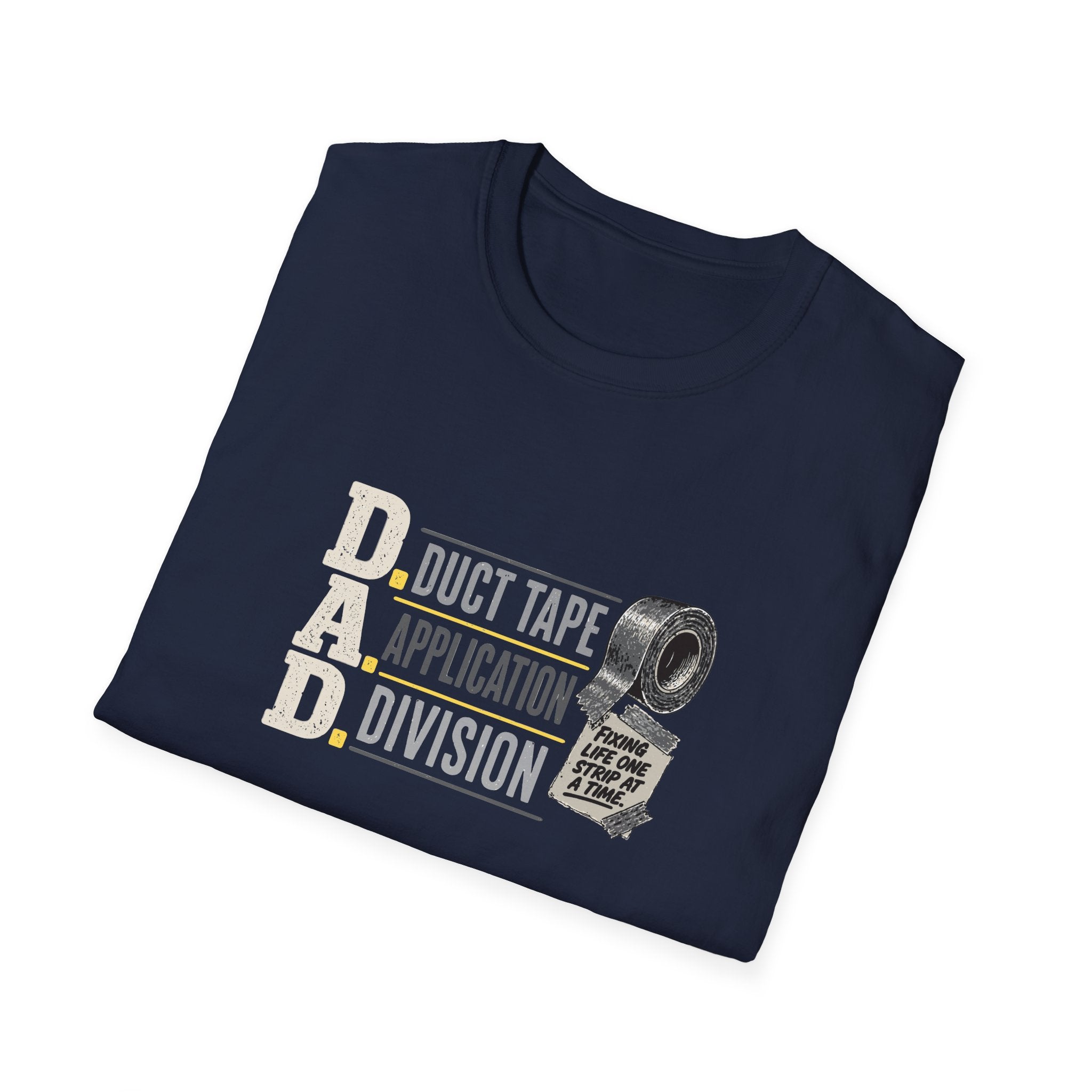 D.A.D. Duct Tape Application Division T-Shirt — Funny DIY Repair Tee