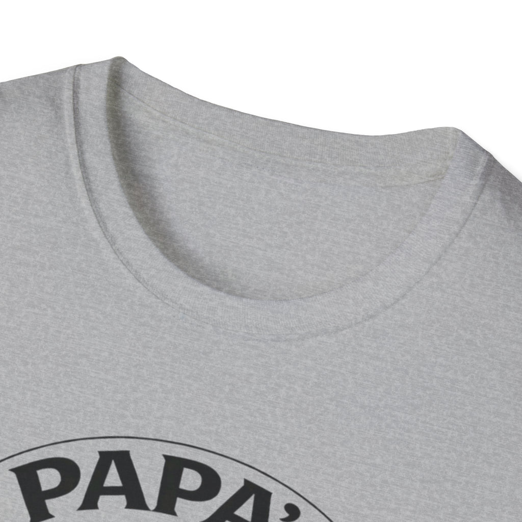 T-Shirt — "Papa's Little Football Buddies" Personalized Soccer Dad Tee