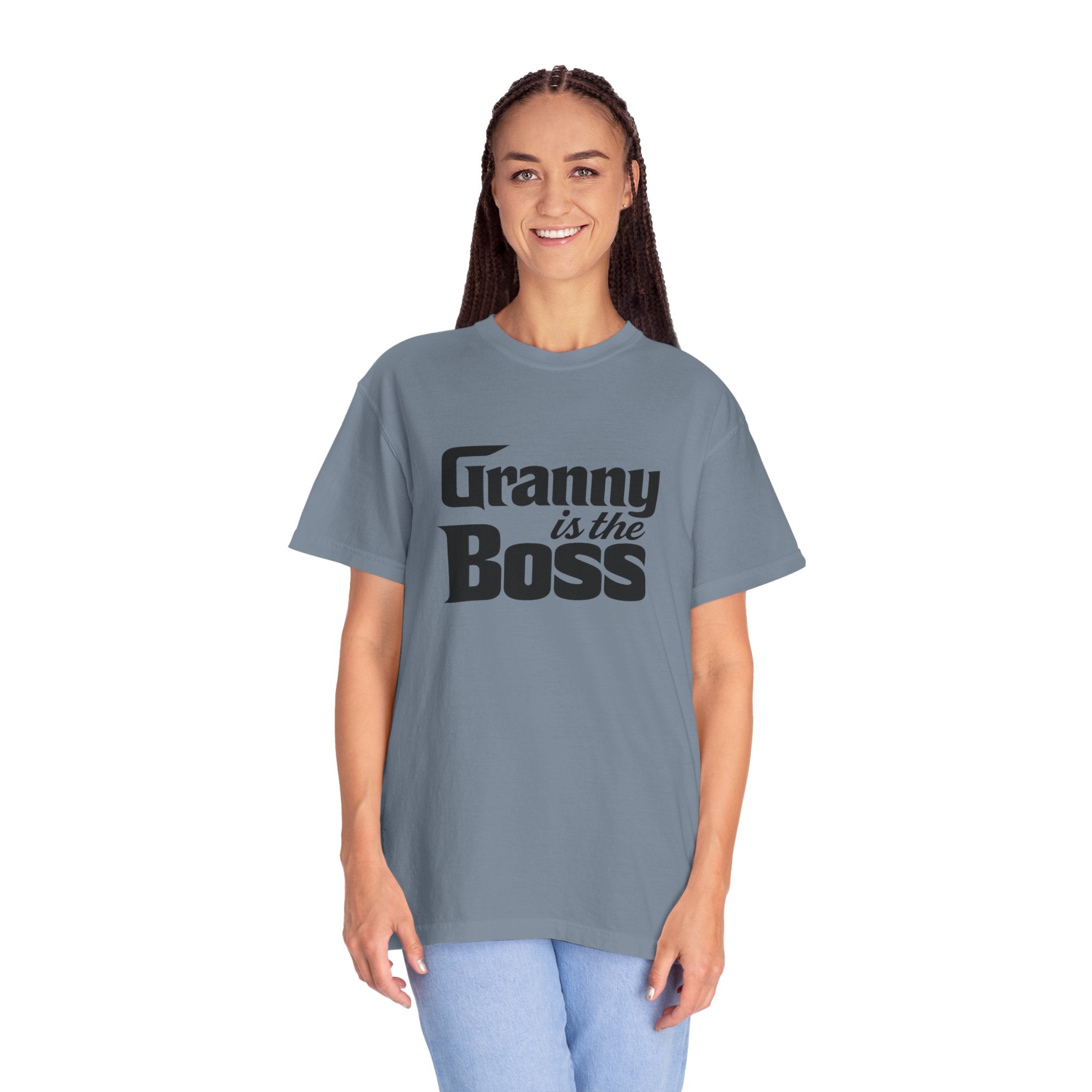 Granny Is the Boss T-Shirt – Funny Grandma Gift, Mother’s Day & Birthday Tee