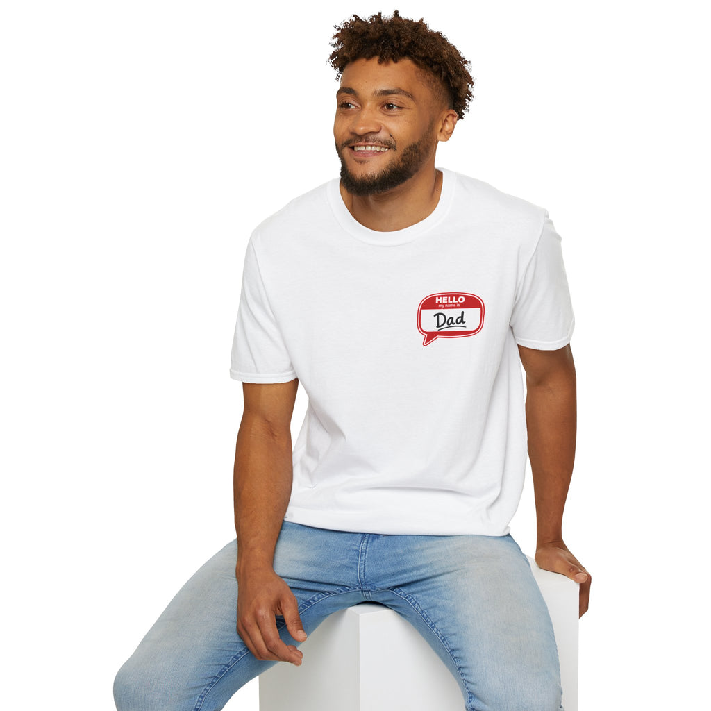 Hello Dad Speech Bubble T-Shirt — Father's Day Gift Tee