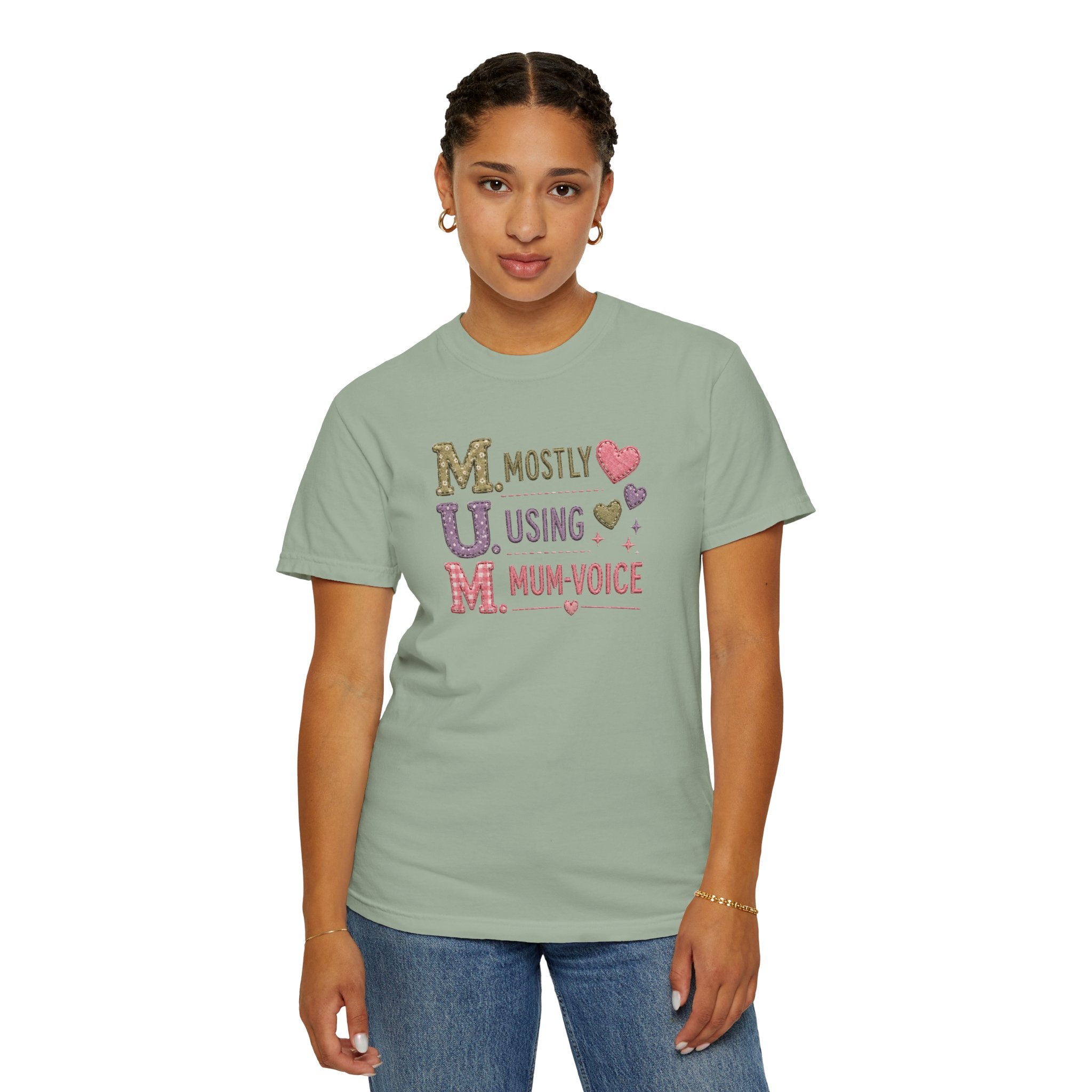 MUM Mostly Using Mum-Voice T-Shirt — Funny Mother's Day Mom Tee