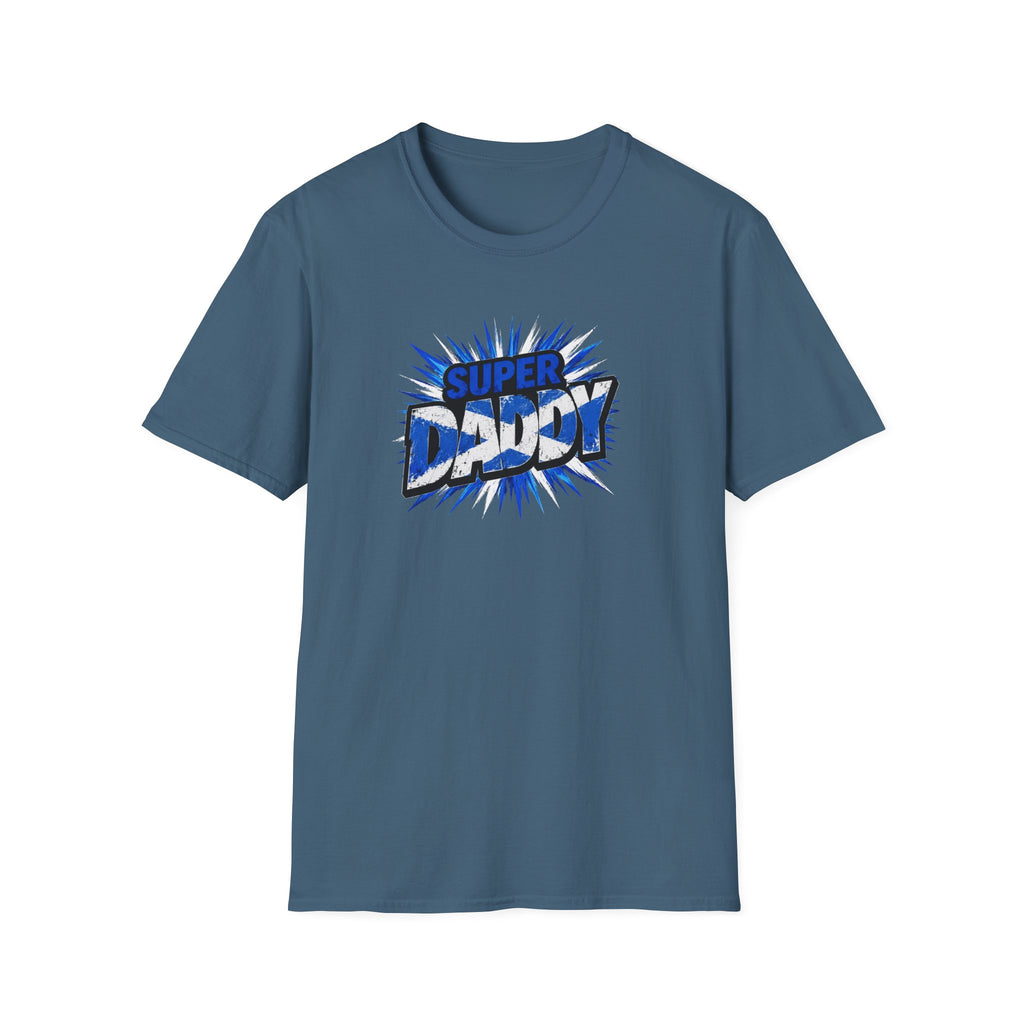 Super DADDY Scotland Flag themed T-Shirt
