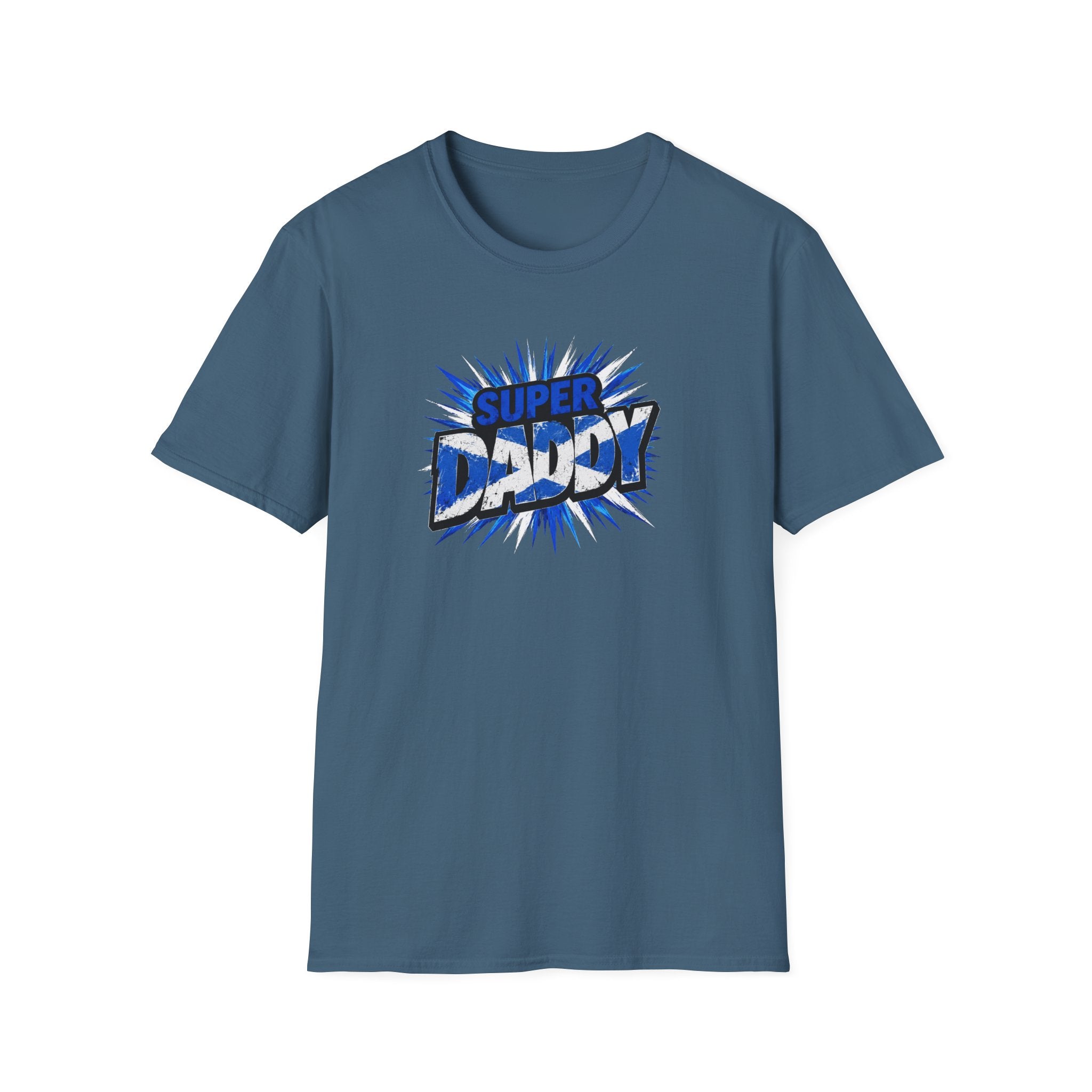 Super DADDY Scotland Flag themed T-Shirt
