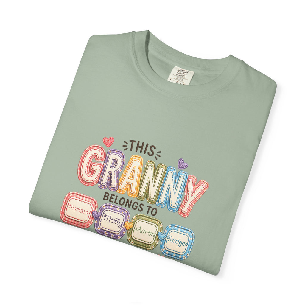 Granny Belongs To Grandkids T-Shirt — Cute Floral Grandma Gift