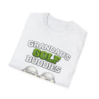 Granddad's Golf Buddies T-Shirt — Personalized Golf Tee with Names