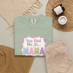 You Had Me At Mama T-Shirt — Cute Pastel Mom Graphic Tee for Mother's Day