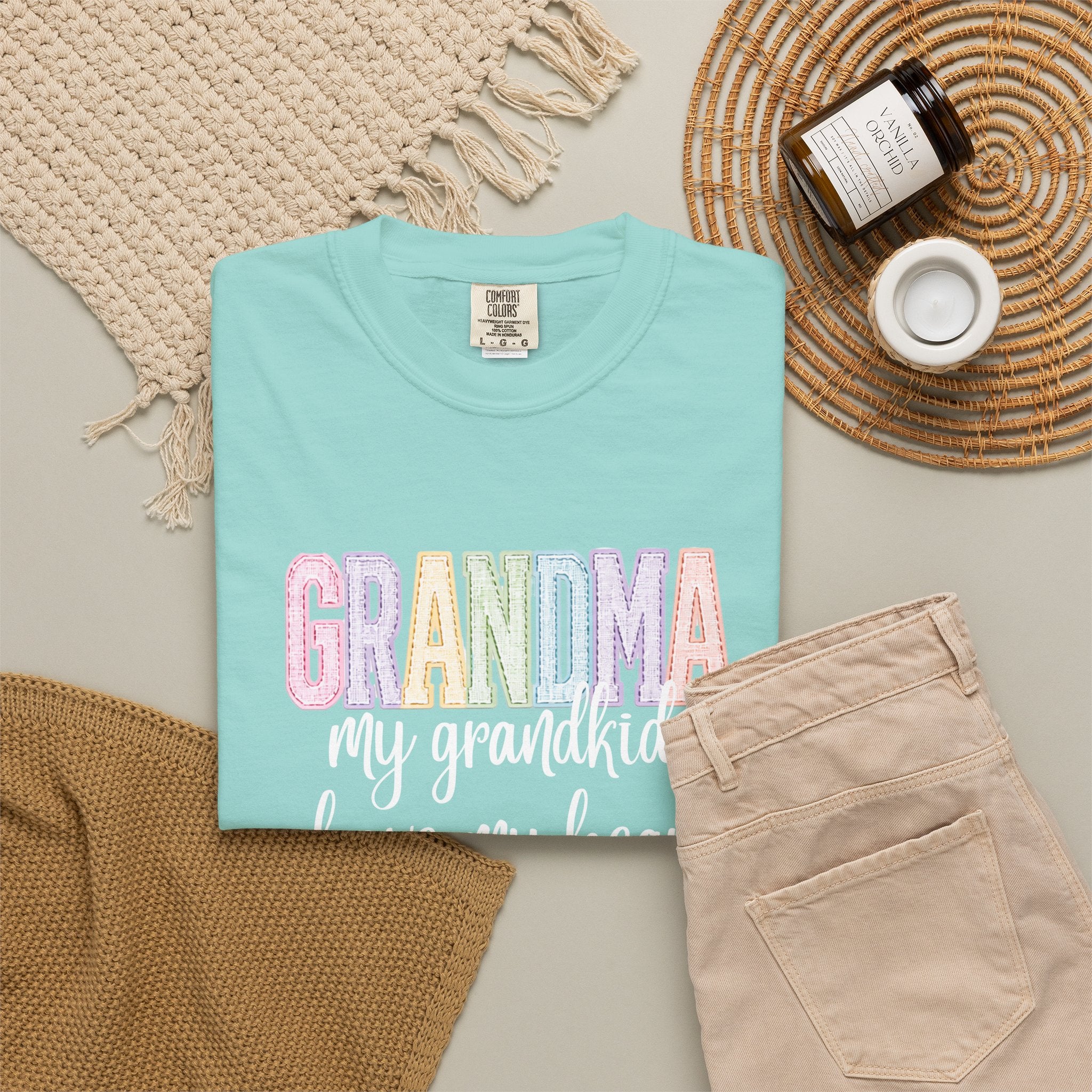 Grandma Pastel Rainbow T-Shirt — Cute Grandma Gift