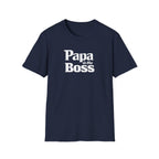 T-Shirt — "Papa is the Boss" Funny Father's Day Tee