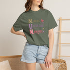 Mom Acronym T-Shirt — "M.U.M. Mess, Utter Chaos, Mini-Hugs" Cute Mom Graphic Tee