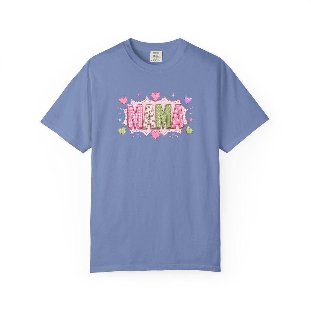 Mama Floral Heart T-Shirt — Cute Pink "MAMA" Mother's Day Tee