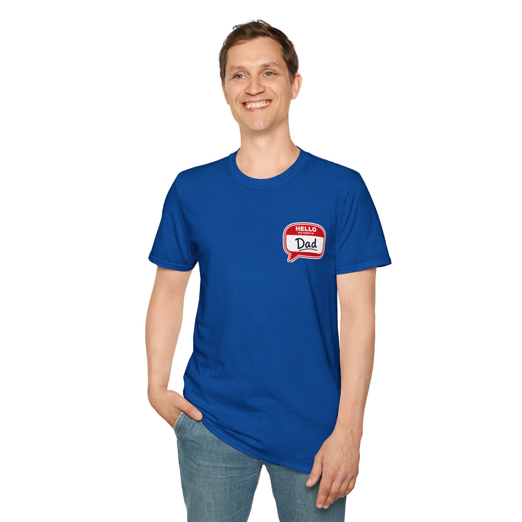 Hello Dad Speech Bubble T-Shirt — Father's Day Gift Tee
