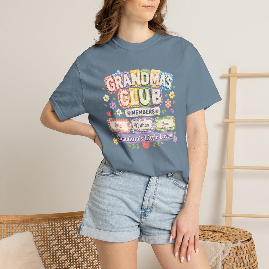 Grandmas Club T-Shirt — Grandma’s Little Loves Graphic Tee
