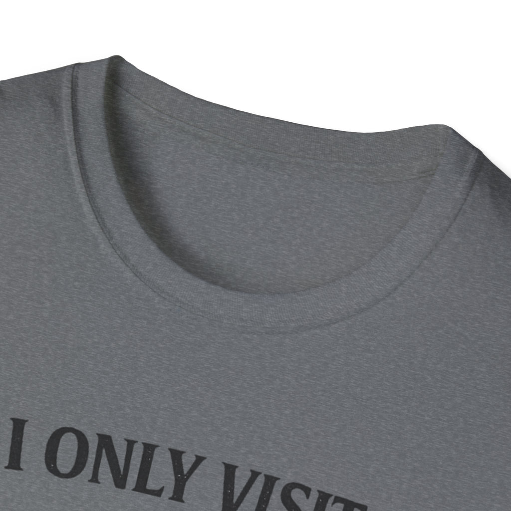 Grandad Biscuits T-Shirt — "I Only Visit Grandad for the Biscuits" Funny Grandpa Tee