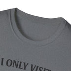 Grandad Biscuits T-Shirt — "I Only Visit Grandad for the Biscuits" Funny Grandpa Tee