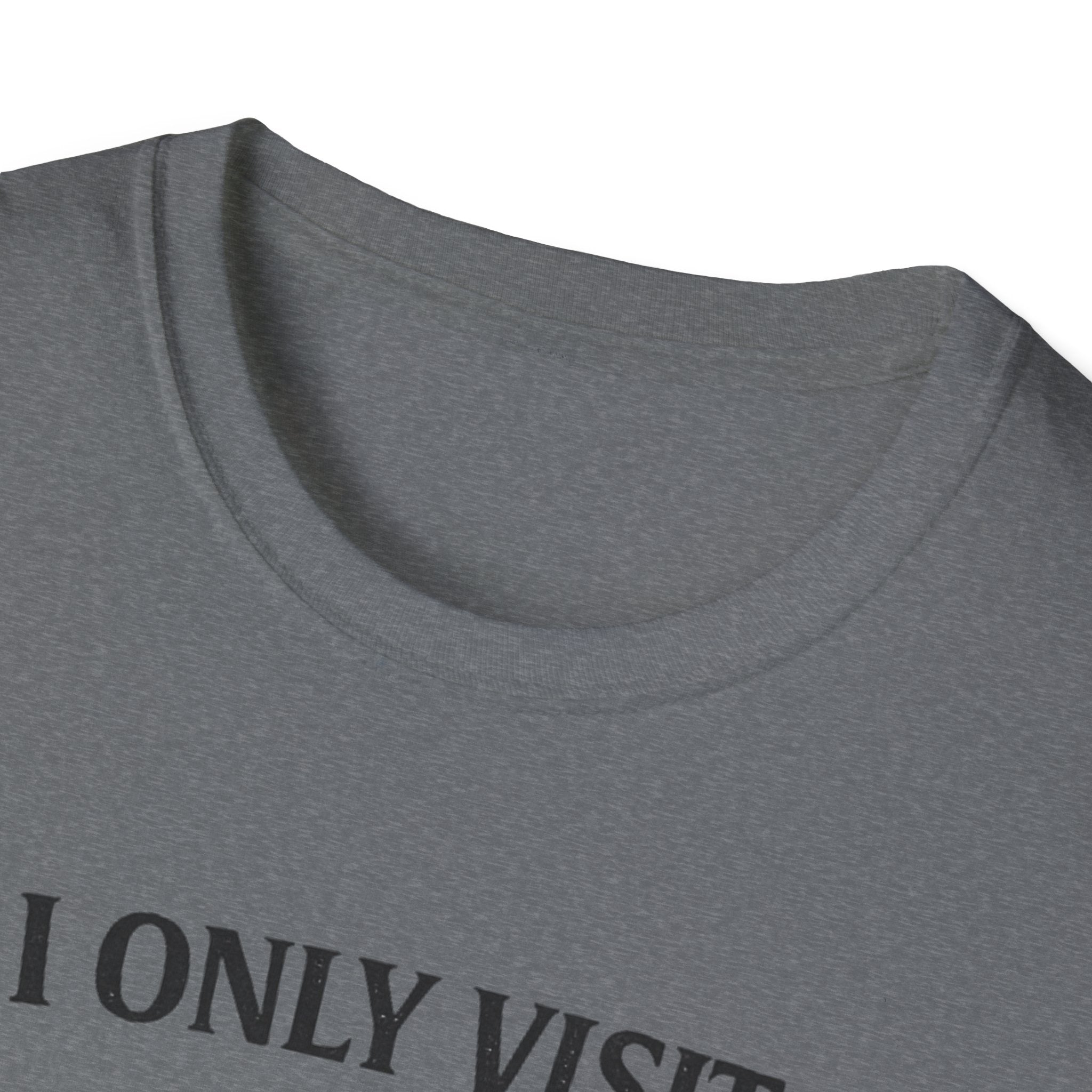 Grandad Biscuits T-Shirt — "I Only Visit Grandad for the Biscuits" Funny Grandpa Tee
