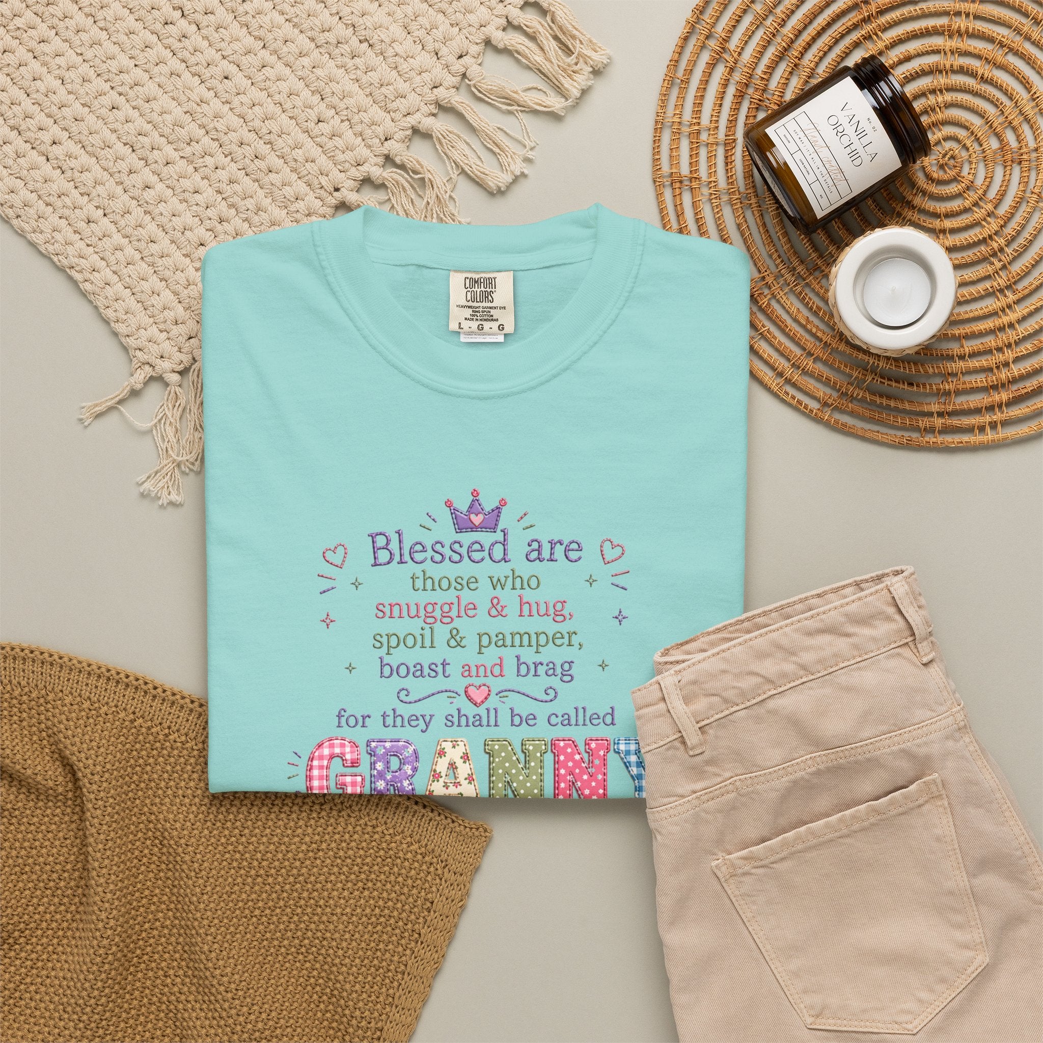 Granny Blessing T-Shirt — "Blessed are those who ... shall be called Granny" Gift Tee