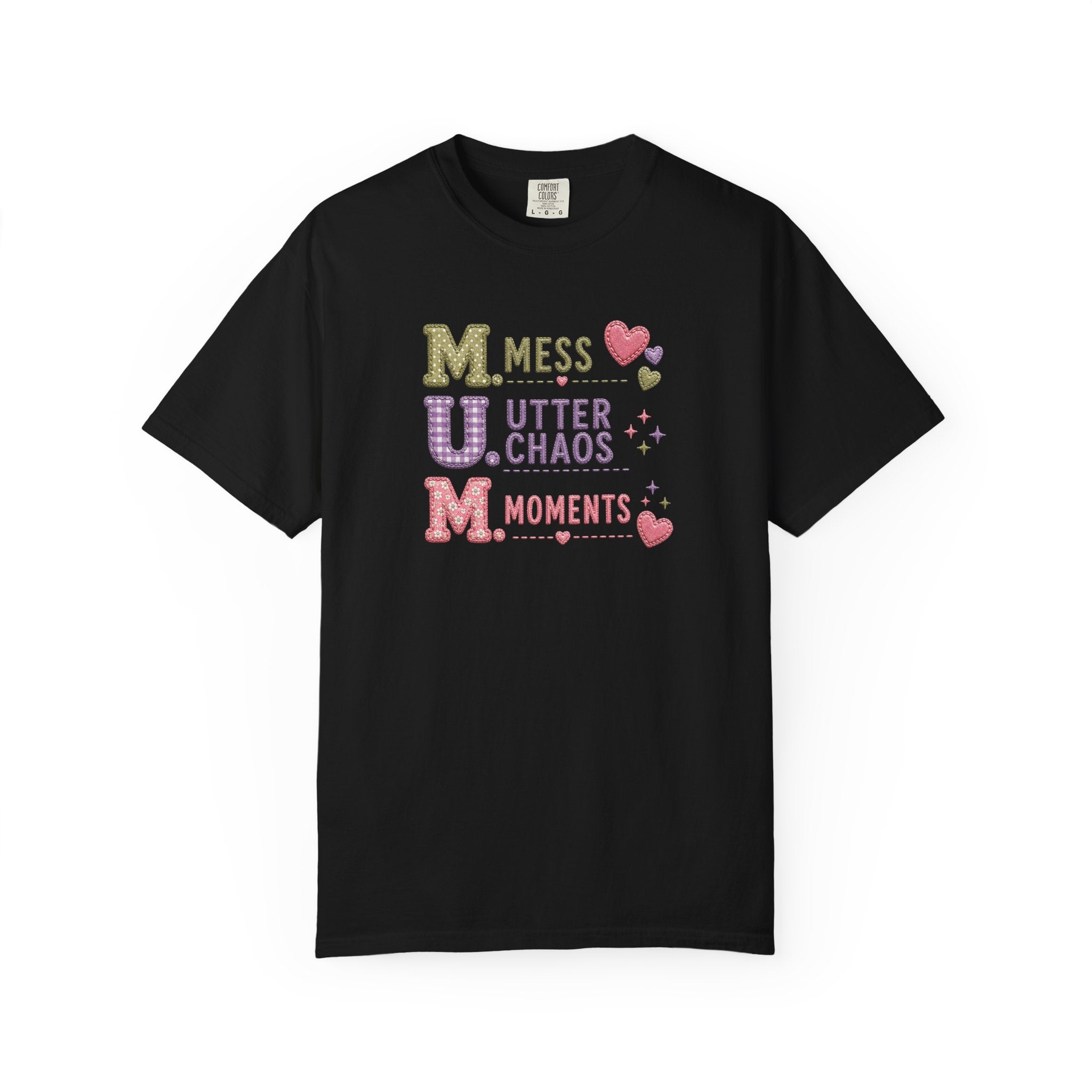 M.U.M. Acronym T-Shirt – "Mess, Utter Chaos, Moments" Mother's Day Graphic Tee
