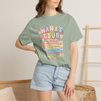 Nana's Club T-Shirt — Cute Floral Grandma Rules Tee