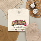 Mom Camo Graphic T-Shirt — "MOM Most Loved Her Little People" Floral Heart Tee