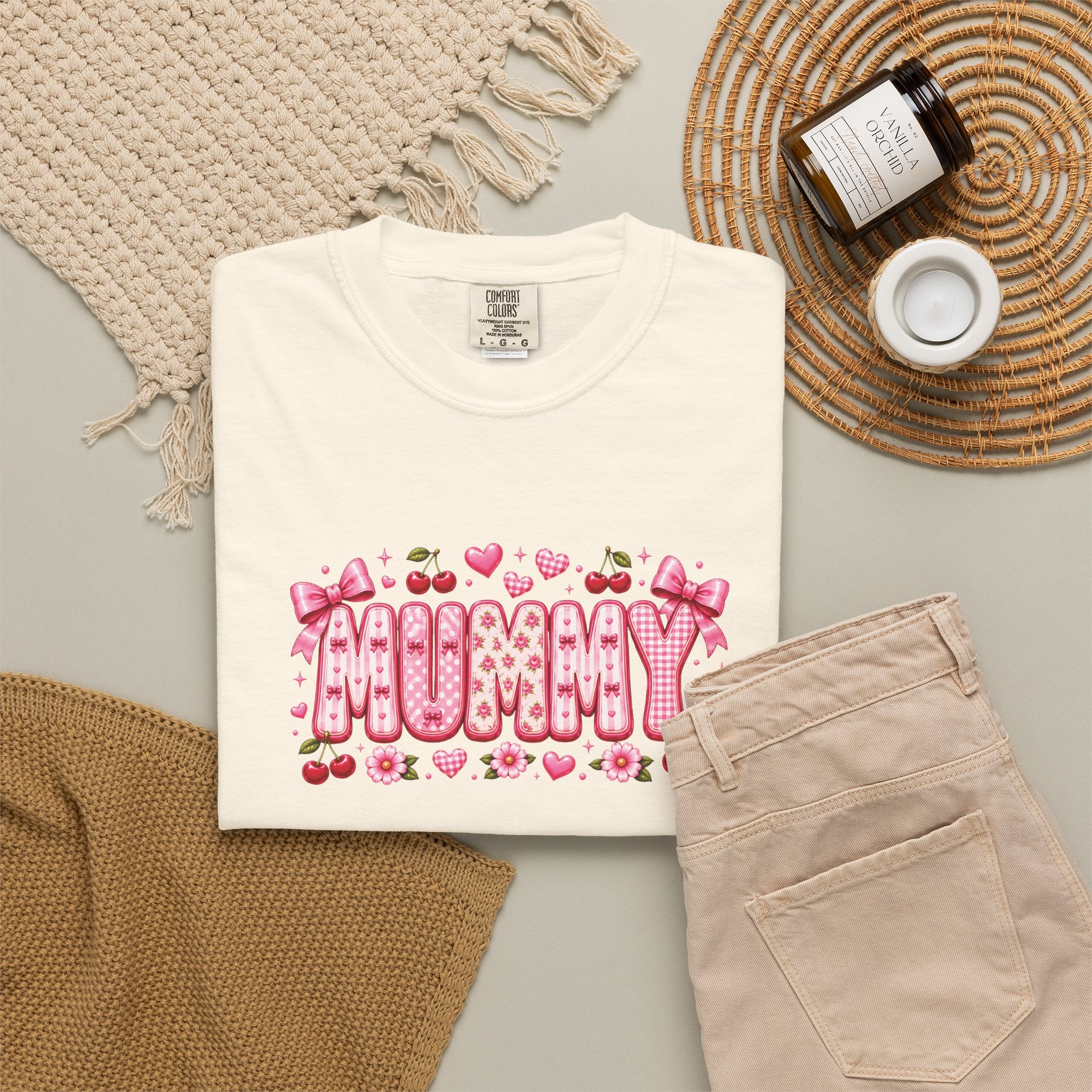 MUMMY Floral Heart T-Shirt