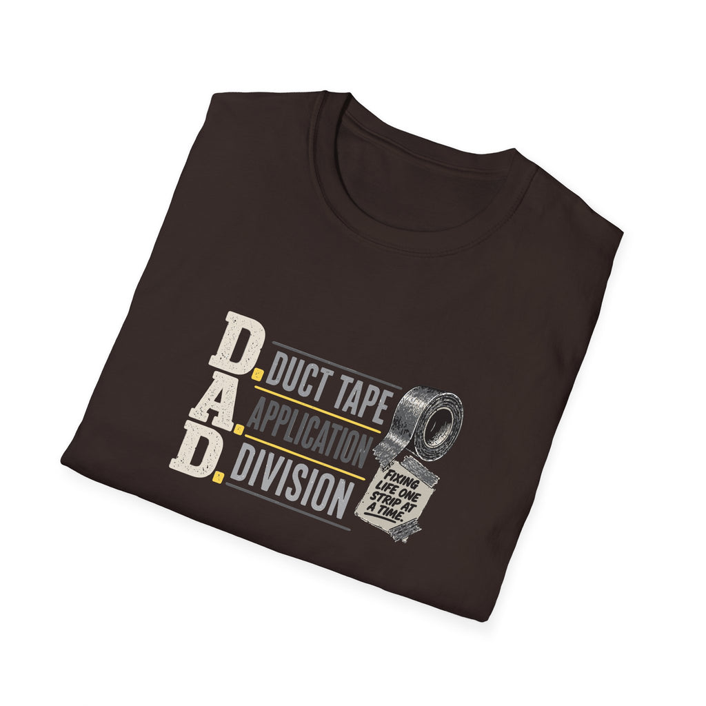 D.A.D. Duct Tape Application Division T-Shirt — Funny DIY Repair Tee