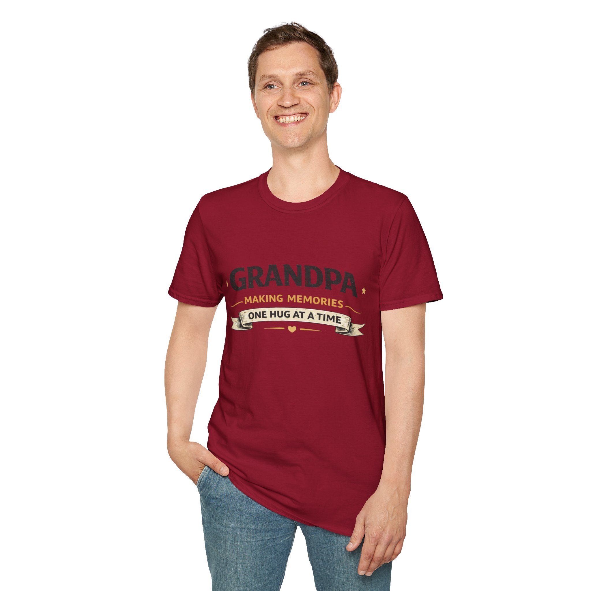 Grandpa Making Memories One Hug At A Time T-Shirt — Father's Day Gift