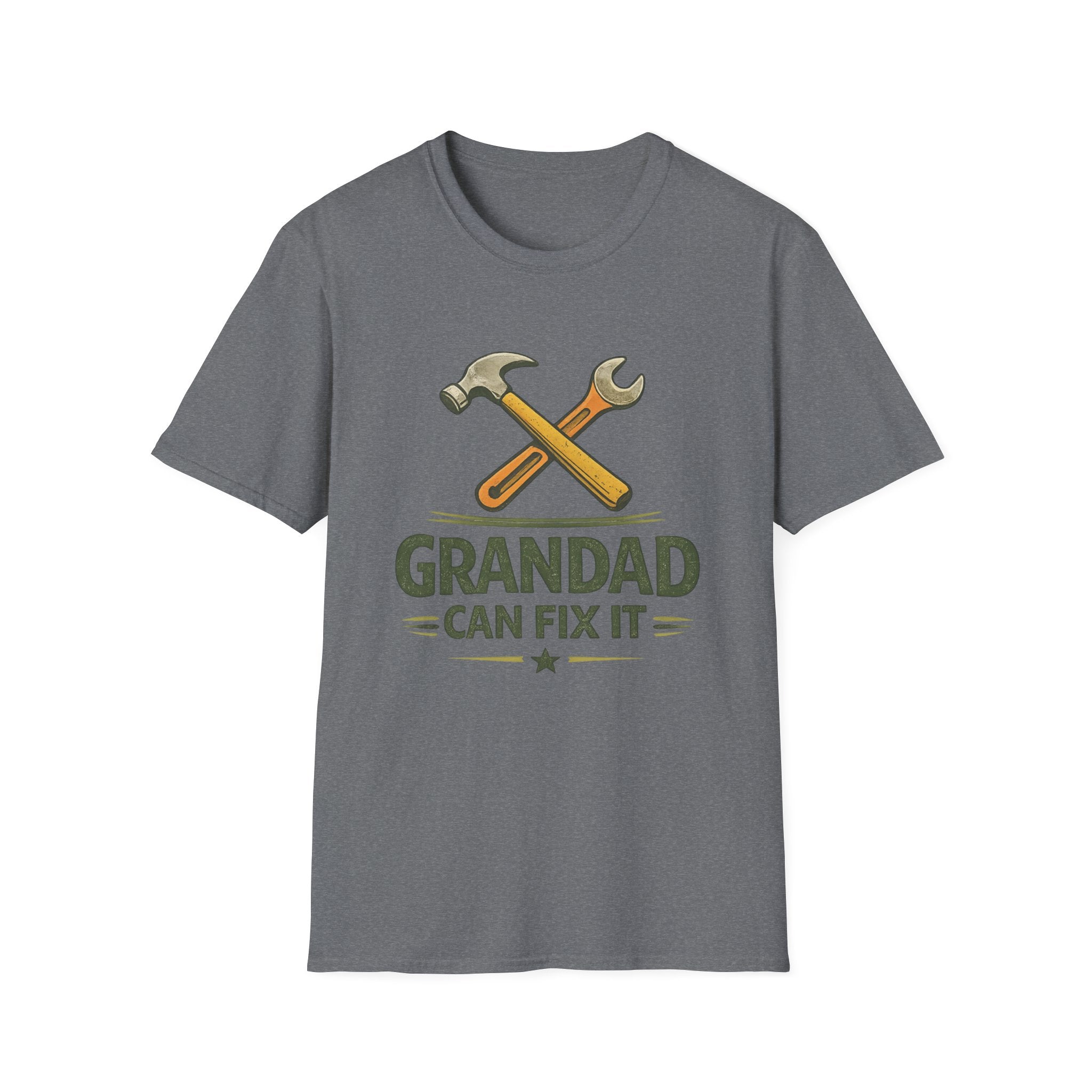 Grandad Can Fix It T-Shirt — Vintage Tools Fathers Day Gift