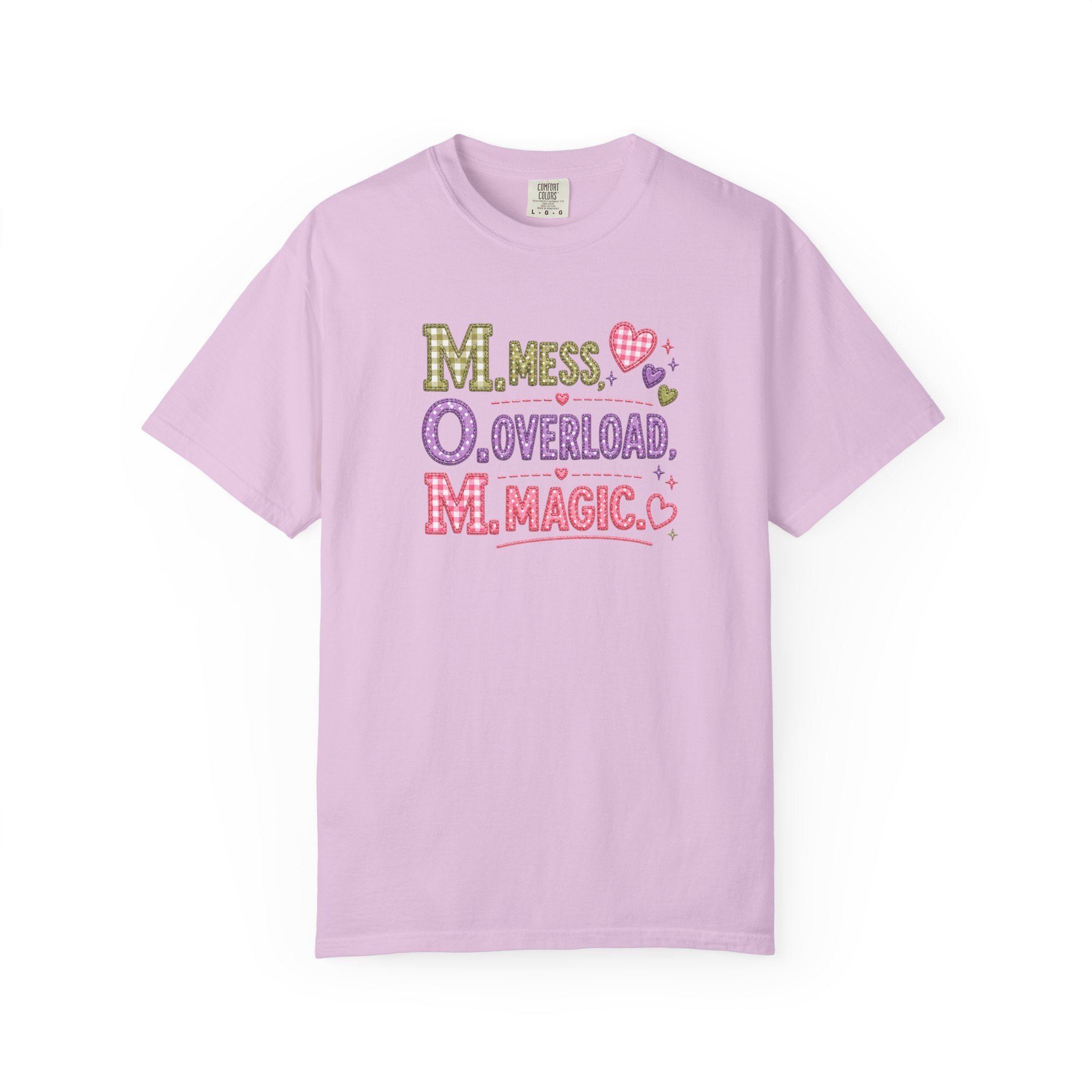 M.O.M. Graphic Tee — "Mess Overload Magic" Cute Mom Shirt