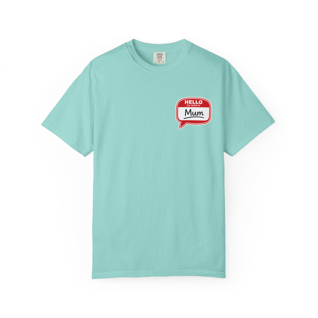 Hello Mum Speech Bubble T-Shirt — Cute Retro Mom Graphic Tee