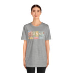 Granny Retro Nameplate T‑Shirt — Personalized Grandma Tee