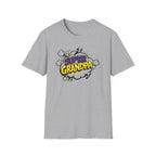 T-Shirt — "Super Grandpa" Comic-Style Graphic | Funny Father's Day Gift