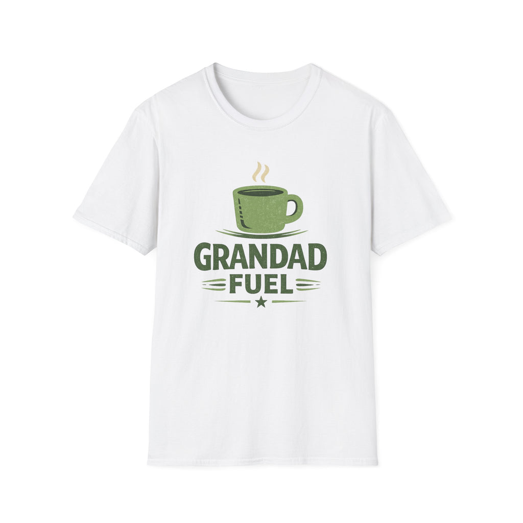 Grandad Fuel T-Shirt – Coffee Lover Grandpa Gift