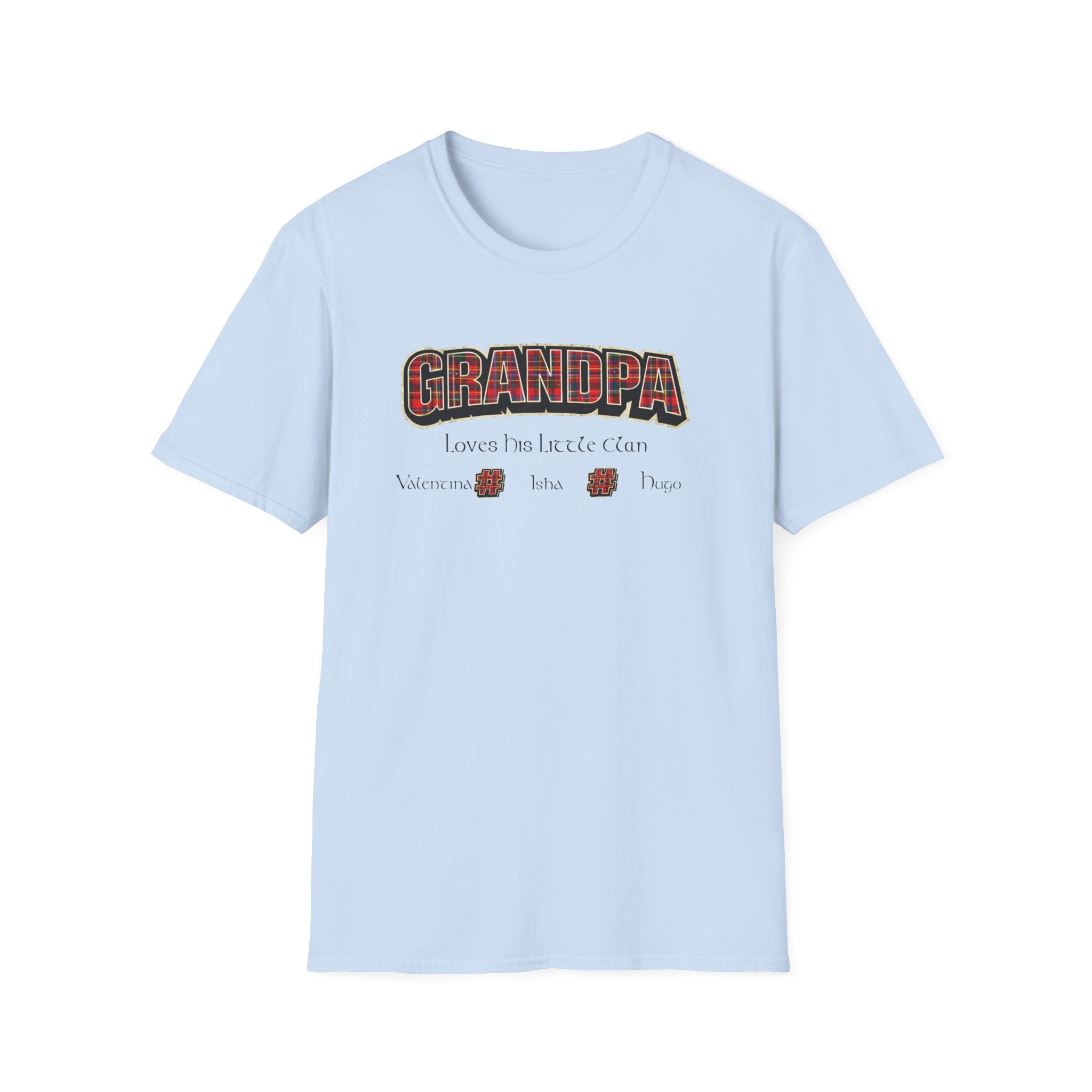 Grandpa Loves His Little Clan T-Shirt — Funny Father's Day Gift for Beer-Loving Grandpa