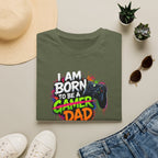 "I Am Born To Be A Gamer Dad" T‑Shirt
