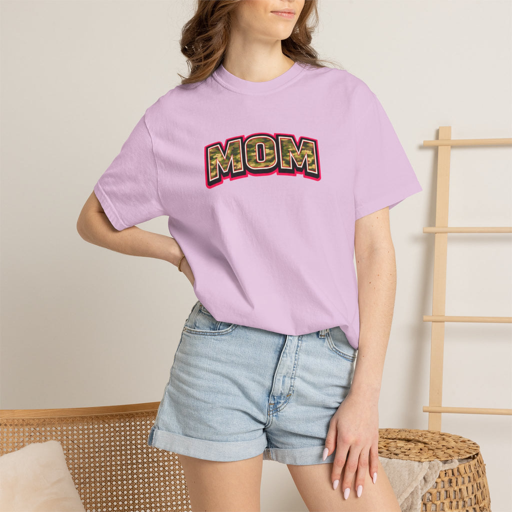 MOM Camo Patch Graphic T-Shirt