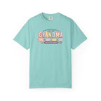 Grandma T-Shirt - My Favorite People Call Me Grandma (Cute Floral Retro Design)