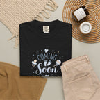Coming Soon Baby T-Shirt — Gender Reveal Pregnancy Announcement Tee
