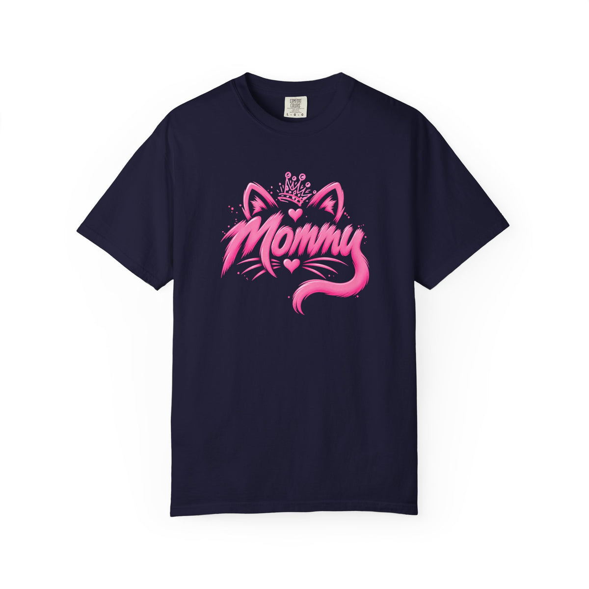 Mommy Cat Crown T‑Shirt