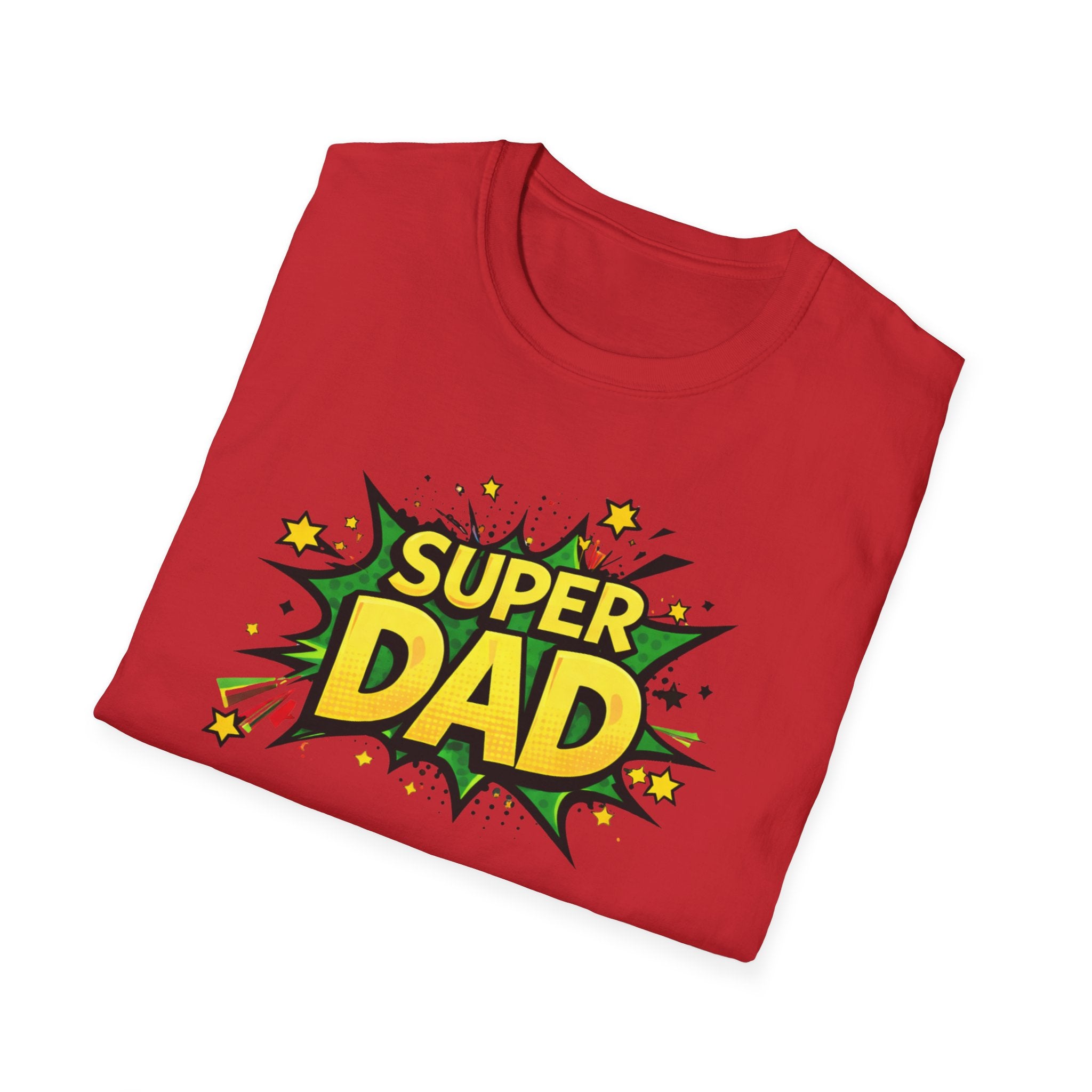 Super Dad Comic-Style T-Shirt — Father's Day Gift Tee
