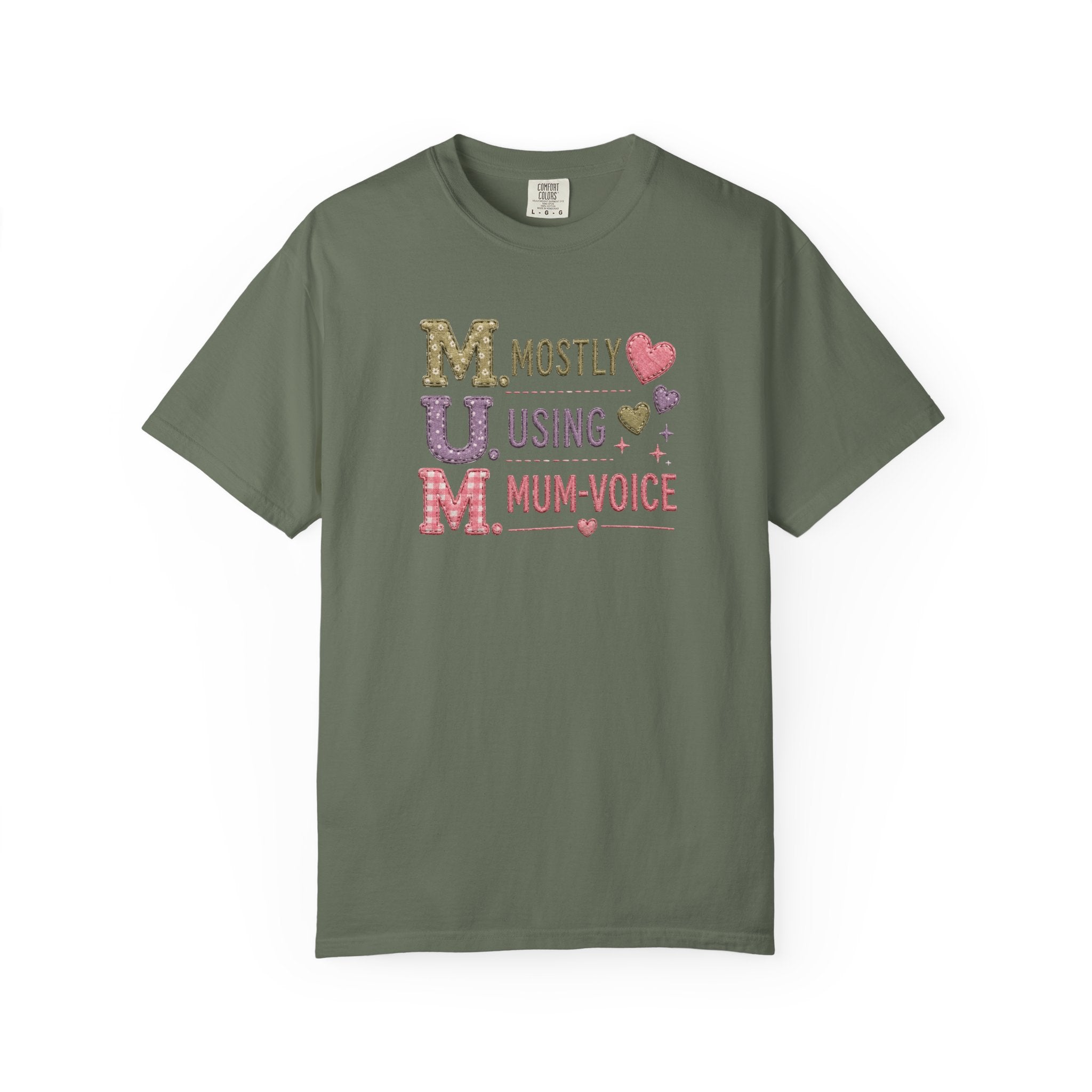 MUM Mostly Using Mum-Voice T-Shirt — Funny Mother's Day Mom Tee