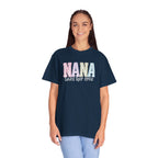 Nana Pastel Varsity T-Shirt — Soft Vintage Lettering Gift for Grandma (Mother's Day/Birthday)