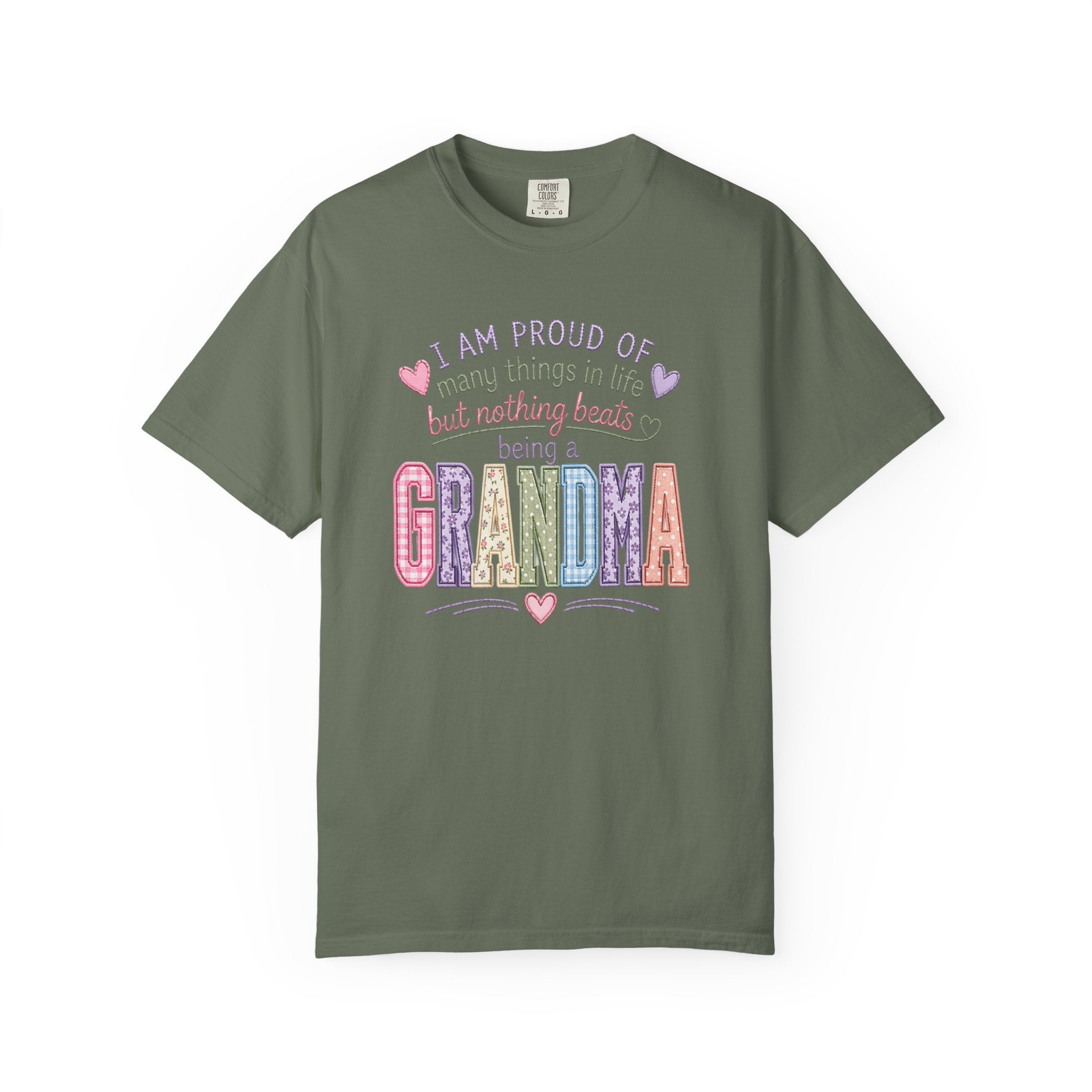Grandma Pride T-Shirt – "I Am Proud of Many Things in Life but Nothing Beats Being a Grandma"
